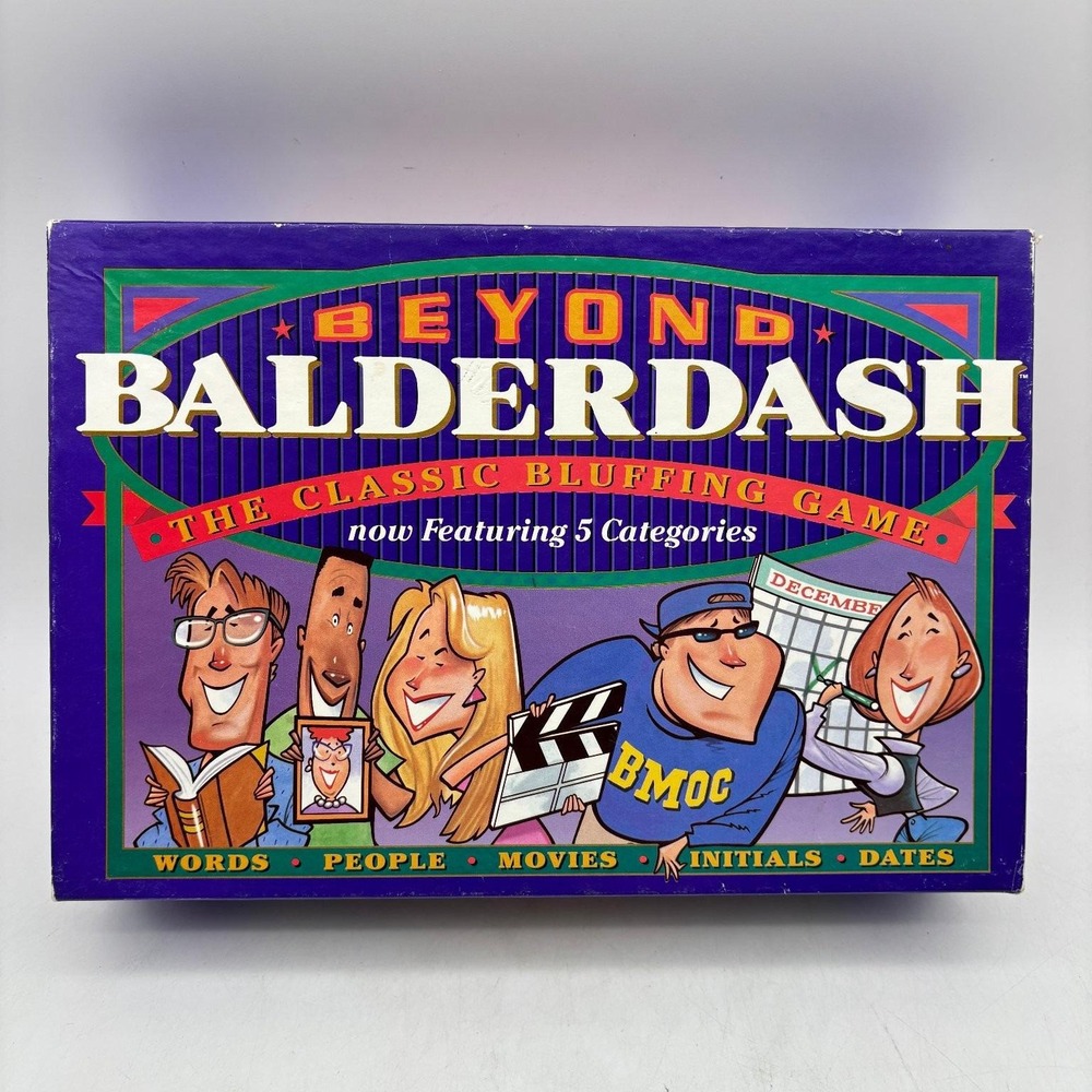 Vintage Beyond Balderdash Board Game 1997 Parker Brothers Complete Bluffing
